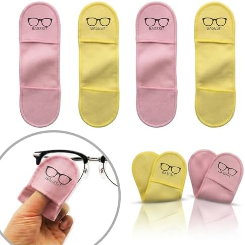 Finger Grip Eyeglass Cleaner – Premium Microfiber Glasses Cleaning Cloth by Basesit