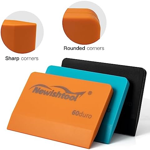 NEWISHTOOL Window Tint Tools PPF Squeegee Kit Soft Silicone Squeegee Set - Image 3