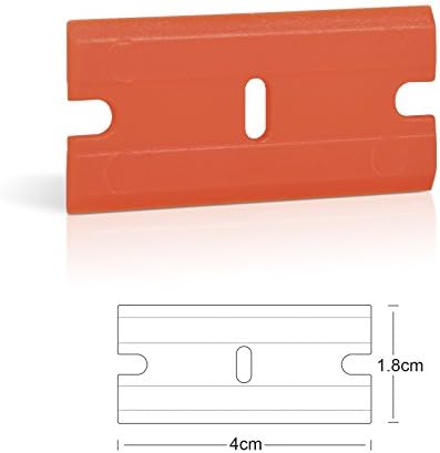 EHDIS Plastic Razor Blades 100 PCS Double Edged Blade - Image 5