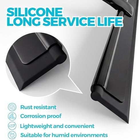 ALFLOD 2pcs Shower Squeegee for Glass Doors - Image 4