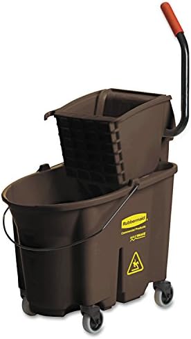 Rubbermaid Commercial Products WaveBrake 35 QT Side-Press Mop Bucket and by RubbermaidCommercialProducts