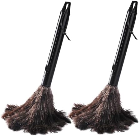 2‑Pack Retractable Ostrich Feather Duster by Unknown