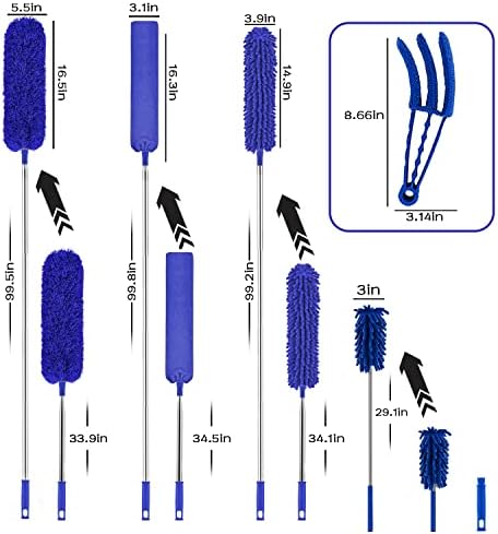 Buysenton Microfiber Duster, Reusable Bendable Dusters, Washable Lightweight - Image 2