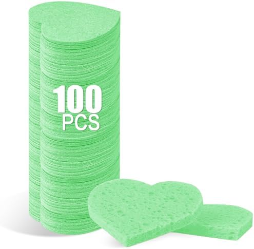 100-Count Compressed Facial Sponges by Mainlyrunmakeupsuppliers