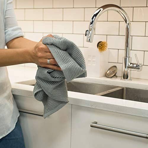 Now Designs 197422aa Ripple Kitchen Towel, London Grey - Image 4