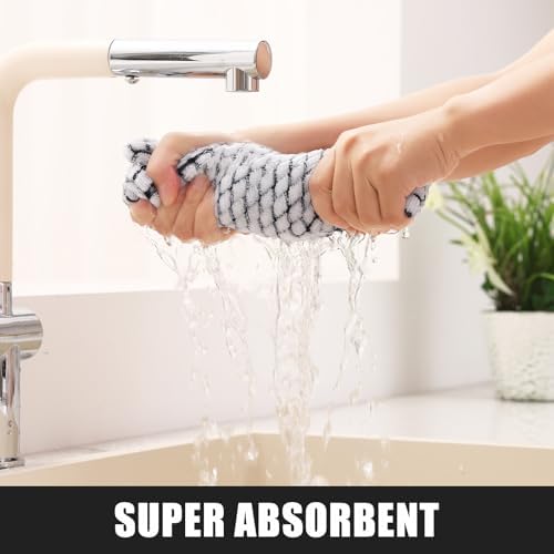 Mordimy Premium Cotton Kitchen Towels 16"x 25", 8 Pack - Image 4