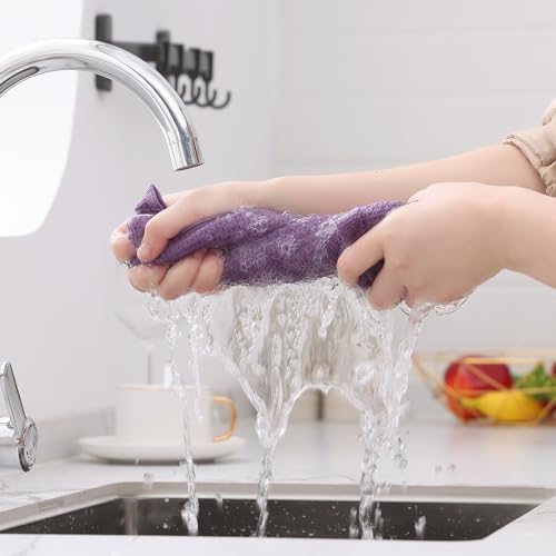 Kitinjoy 100% Cotton Waffle 4-Pack Kitchen Towels - Image 3