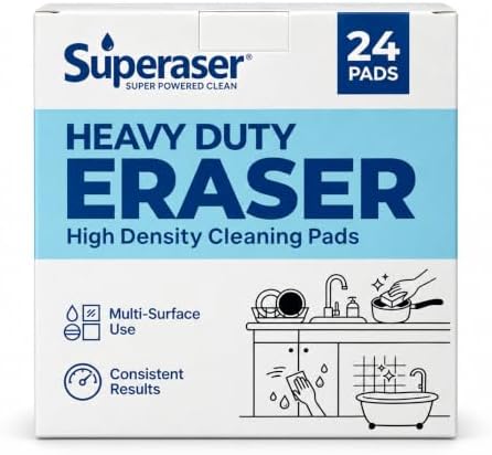 Magic Sponge Eraser, 3X Density Melamine Cleaning Sponges, 24 Pack - Image 2