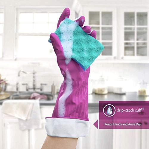 PLAYTEX Living Drip-Catch Cuff Gloves, Medium 1 Pair - Image 3