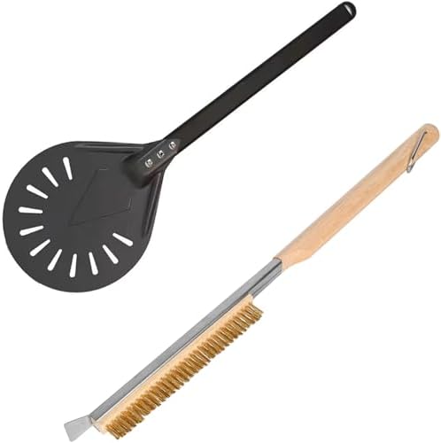 Pizza Oven Accessories Kit w/Pizza Oven Brush & Stone Scraper, 8 inch Pizza - Image 6