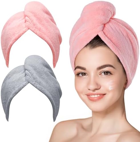 Hicober Microfiber Hair Towel Wrap by Hicober