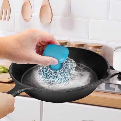 Cast Iron Scrubber Dish Scrub Brush - Image 2
