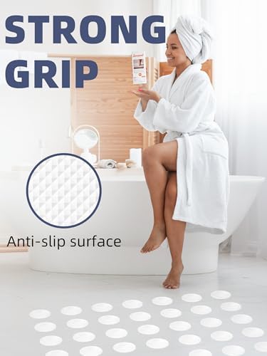 Secopad 12PCS Round Non Slip Bathtub Stickers - Image 3
