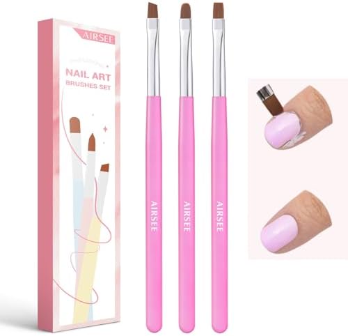 AIRSEE Nail Art Clean Up Brushes by AIRSEE