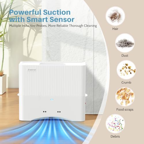 Touchless Vacuum Automatic Dustpan, 20Kpa Suction, Compact Baggless Design - Image 5
