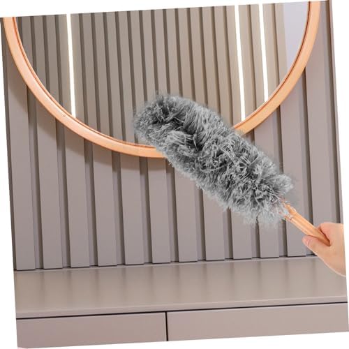 Wooden Handle Washable Duster for Household Cleaning Reusable Dust Removal Tool - Image 6
