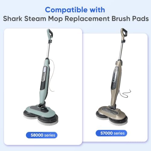 Upgraded Steam Mop Pad Replacement Brush Heads - Image 2