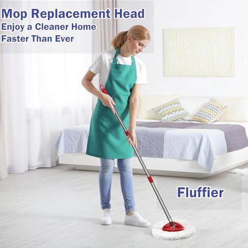 Spin Mop Replacement Head 3 Pack Mop Refill Compatible - Image 5