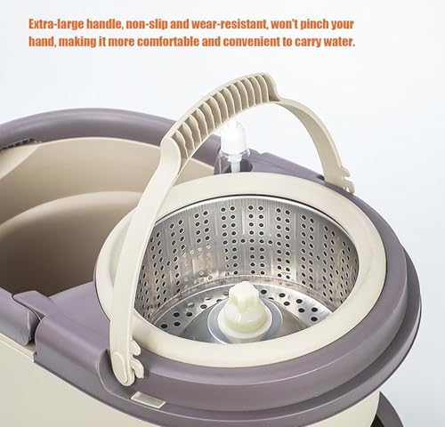 A, Mop 360° Sturdy Stainless Steel Rotating Rod, Set - Image 5