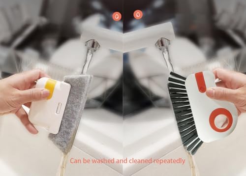 3pce 2in1 Sliding Door Track Cleaning Brush Window Track and Sliding Doors - Image 6