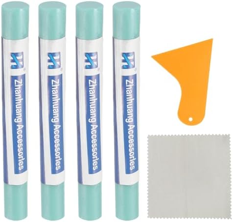 uxcell 4Pcs Wood Filler Sticks, Wood Repair Kit, Sky Blue by uxcell