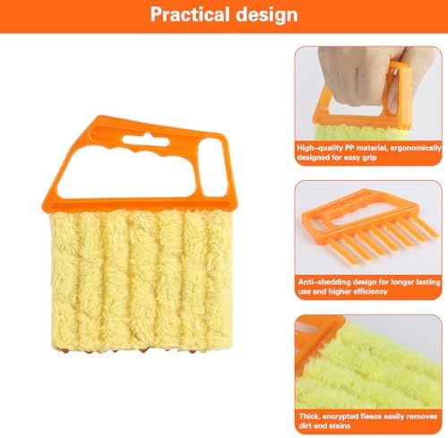 10-Pack Window Blind Cleaner Set:, Blinds Cleaner Brush, Blind Brush - Image 4