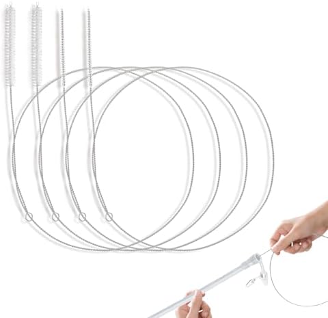 4 Pcs Extra Long Pipe Cleaners, Straw Cleaner Brush Extra Long, Tube Cleaning by YFANITI