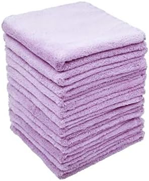 Kyapoo Baby Washcloths 12 Pack 12x12 Inches Microfiber Coral Fleece Extra - Image 6