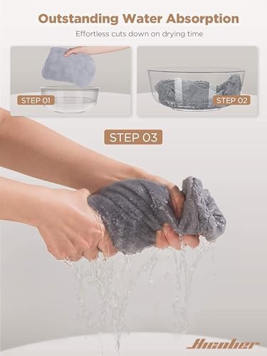 Hicober Microfiber Hair Towel Wrap - Image 6