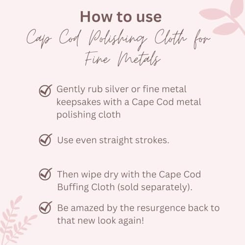 Cape Cod Polishing Cloths for Fine Metals | Jewelry Cleaner and Tarnish Remover - Image 3