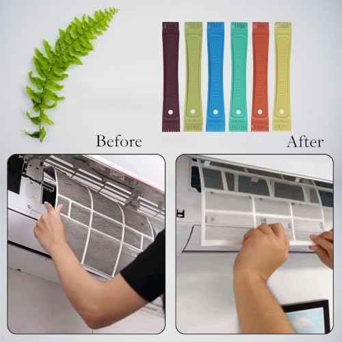 6 Pcs Air Conditioner Fin Comb Cleaner kit AC Coil Cleaning Brush 6 Different - Image 5