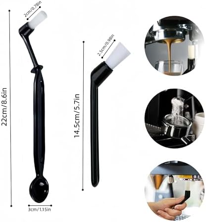 4-Piece Coffee Machine Cleaning Brush Set, 2 Cleaning Brushes and 2 Coffee - Image 2