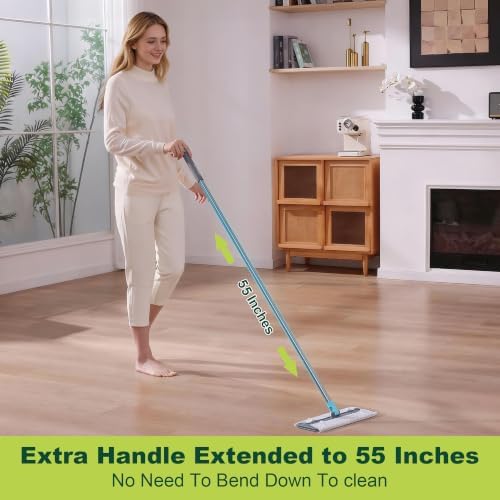 JOYMOOP Hands Free Multi Purpose Flat Mop, Dust Mop - Image 3