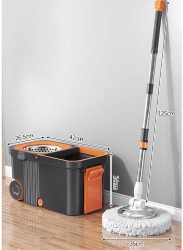 Spin Mop And Bucket Set Dual Mop Heads - Image 7