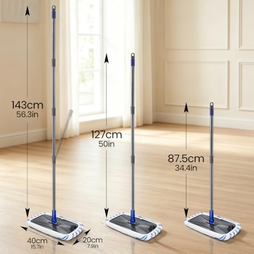 Hardwood Floor Mop, Extended Large Flat Floor Mop - Image 6