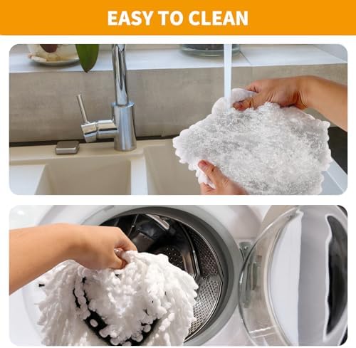 7 Pack Mop Replace Head for Ocedar Spin Mop Replacements Scrubber - Image 5