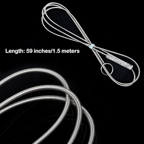 Ultra Long Stainless Steel Cleaning Brush Set, Refrigerator Drain Hole Blockage - Image 5
