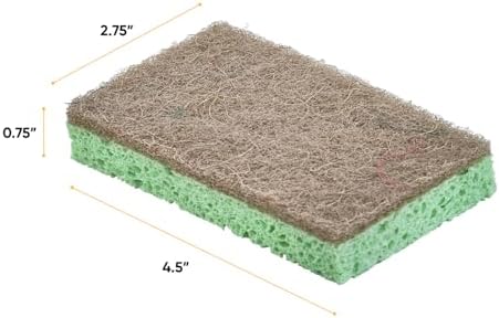 Kitchen Sponges for Washing Dishes, Non-Scratch Cellulose Dish Scrub Sponges - Image 2