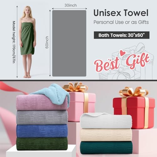 JML Microfiber Bath Towels Set of 4, Olive-Green - Image 2