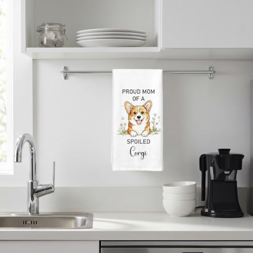 Cute Corgi Kitchen Towels Dog Mom Hostess Gifts - Image 3