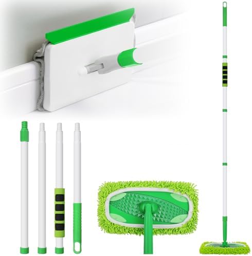 Baseboard Cleaner Tool with Handle, Extendable Long Handle Baseboard Floor by Qaestfy