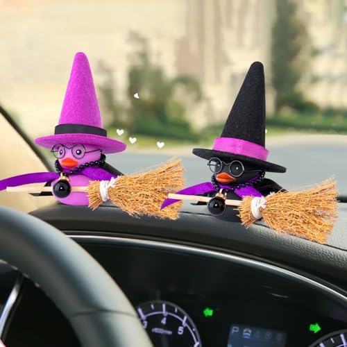 wonuu Car Rubber Duck Halloween Decoration, Magic Hat - Image 7