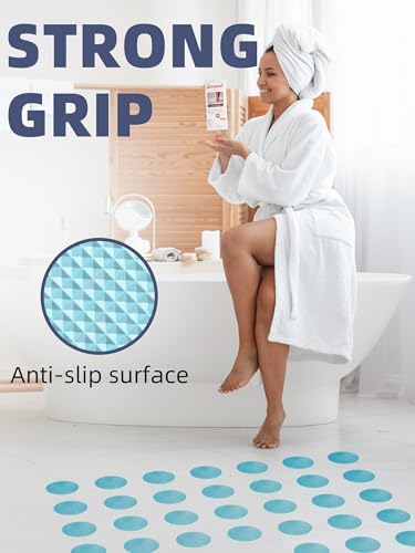 Secopad 24PCS Round Non Slip Bathtub Stickers - Image 3