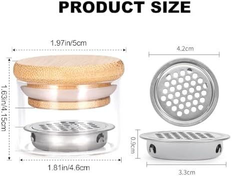 2 Pack Nail Brush Cleaner Cup, Portable Dappen Dish - Image 2