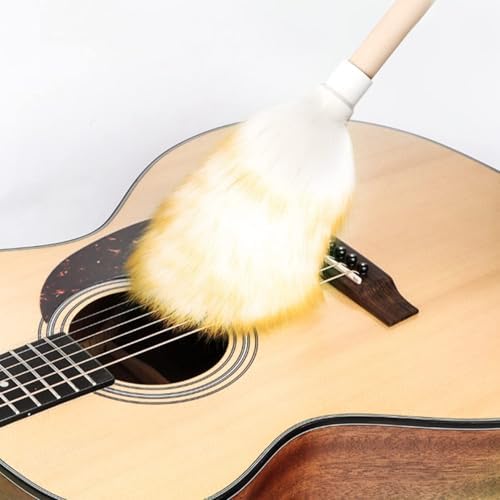 Duster Made of Lambswool with Solid Wood Handle and Lanyard, Antistatic Duster - Image 3