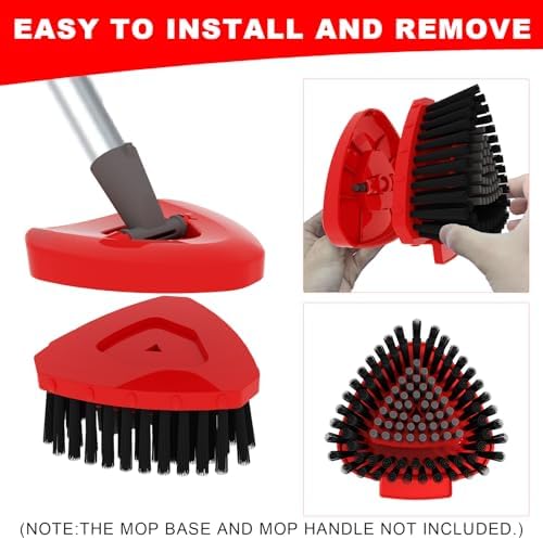 2Pack Small Upgrade Spin Mop Replace Brush Head - Image 4