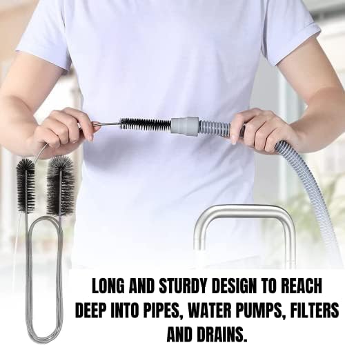 72" Flexible Drain Auger Clog Remover - Image 2
