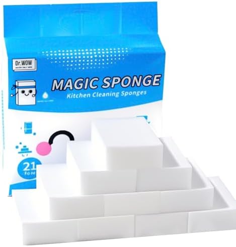 21-Pack Extra-Thick Melamine Cleaning Sponges by DrWOW