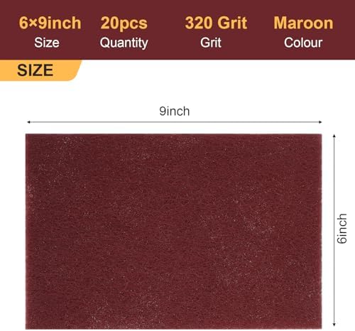 7447 General Purpose Scrub Pad, Maroon Brite Pads - Image 2