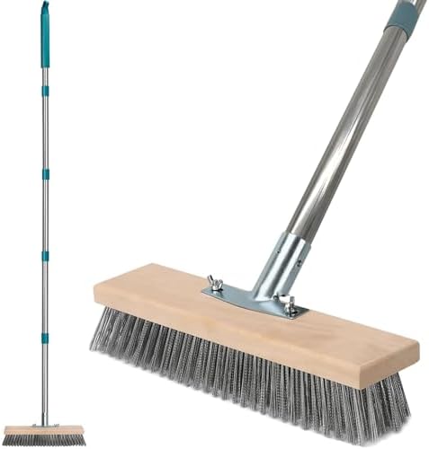 Stainless Steel Deck Scrub Brush by DBYANAN